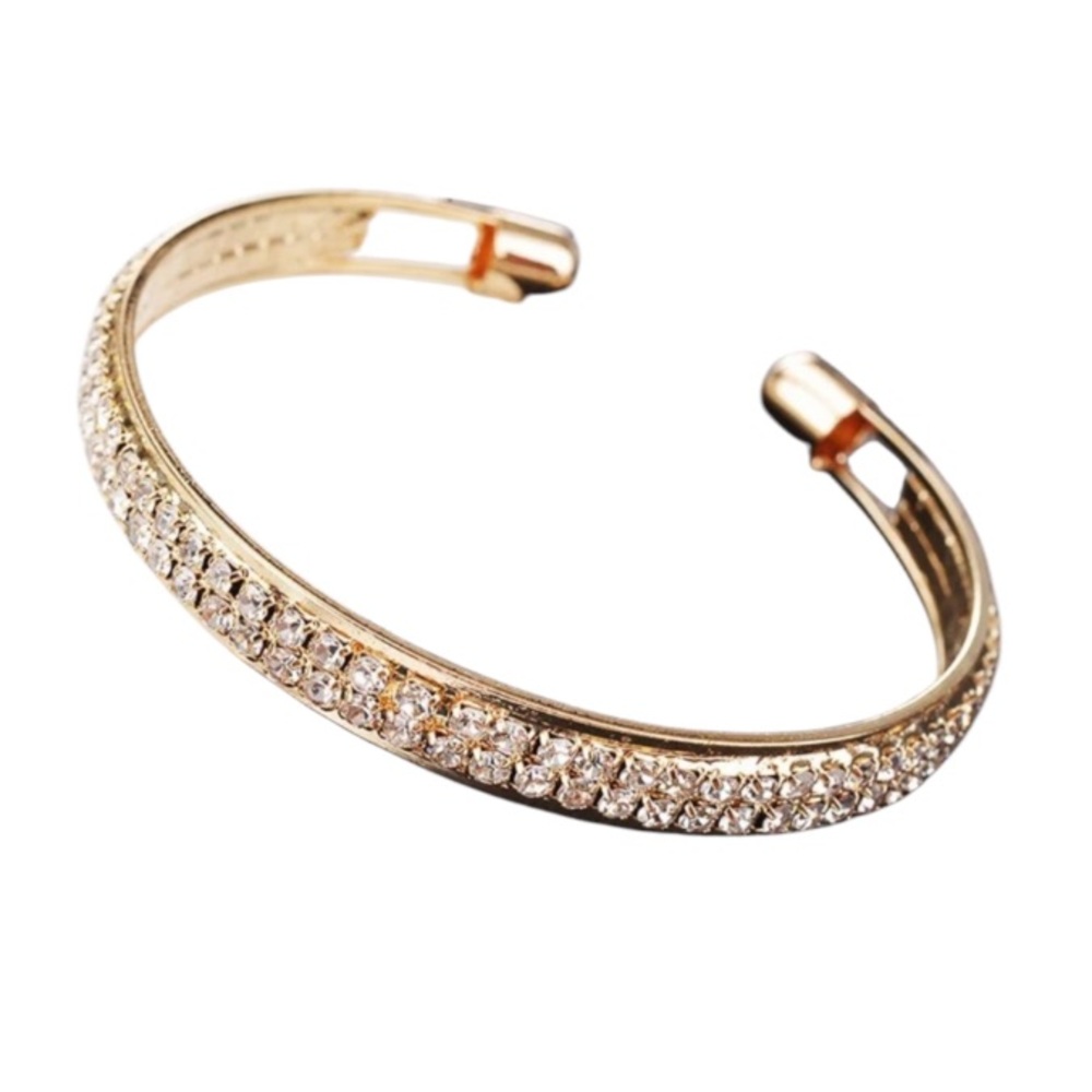 Gold Bracelet with Diamonds